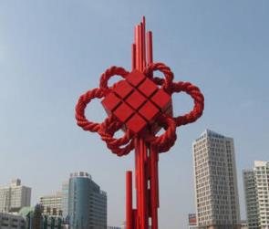 不銹鋼雕塑和春節有關系的作品分析